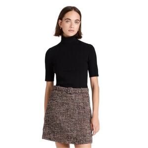 Theory Short Sleeve Combo Tweed Dress Size 0